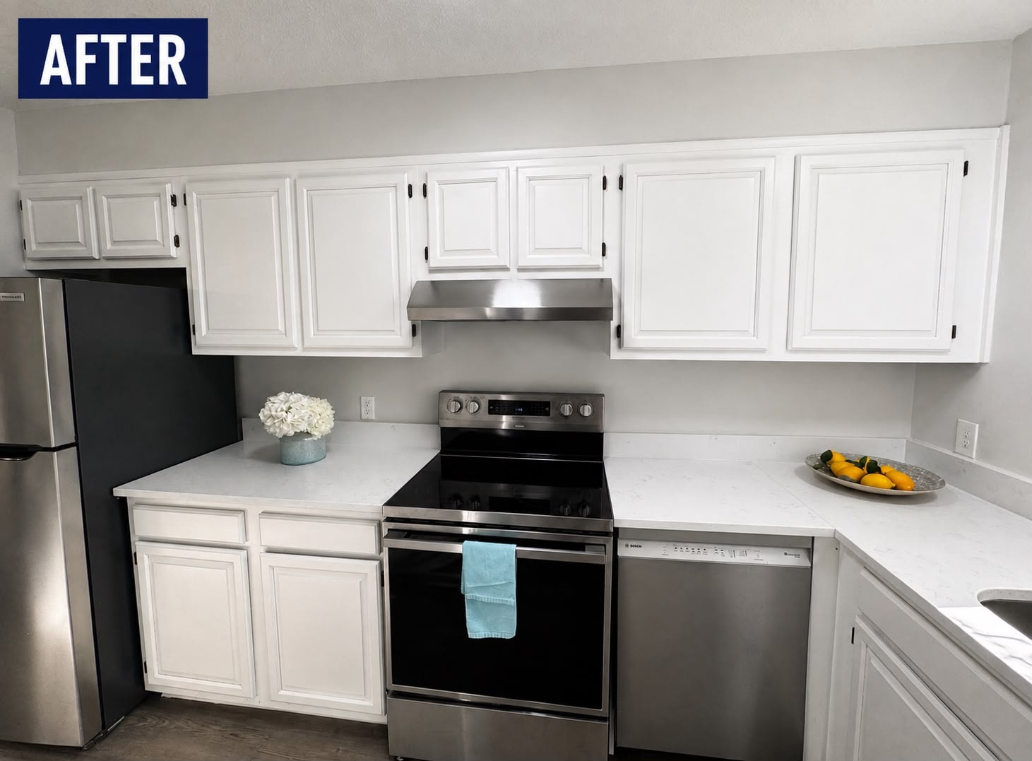Cabinet painting transformation